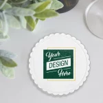 Custom Paper Coasters - Rounded Circle