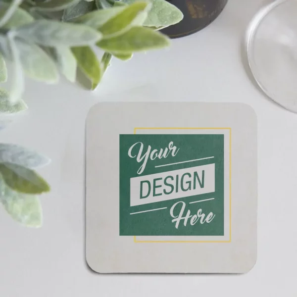 Custom Paper Coasters - Rounded square-1