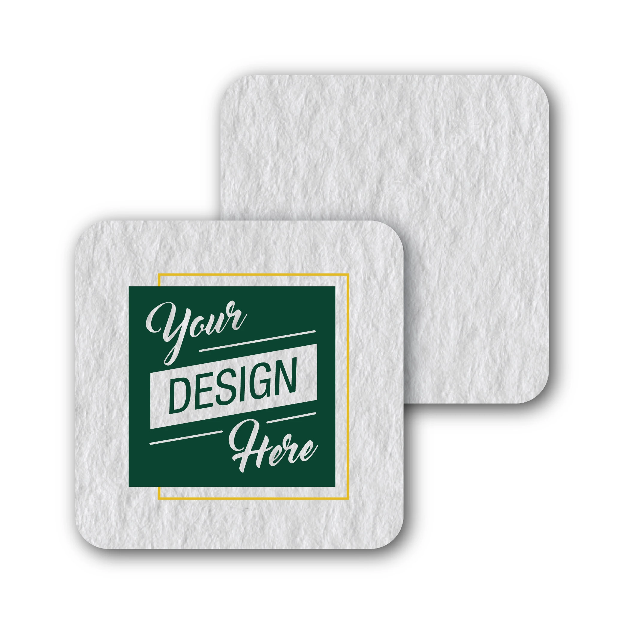 Custom Paper Coasters - rounded square (2)