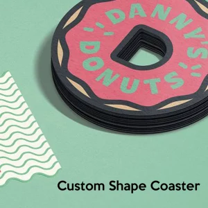 Custom Paper Shape Coasters