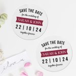Save The Date Coaster Customized