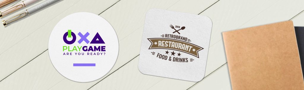 Custom Promotional Coasters Footer