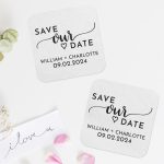 Customize Save the date Coater square