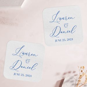 Customized Wedding Coasters
