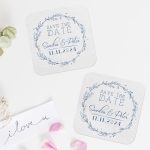 Save the date Coasters personalize for you Square