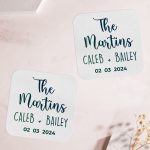 Wedding Coaster with First and Last Name